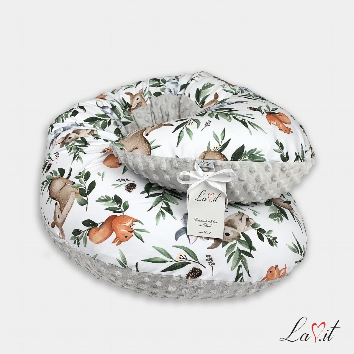 LaLove.it I-shaped pregnancy pillow with adjustable filling